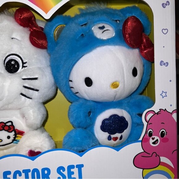 Hello Kitty & Friends x Care Bears Cheer Bear Special Collector Set,Set of 3,NIB - Picture 11 of 16